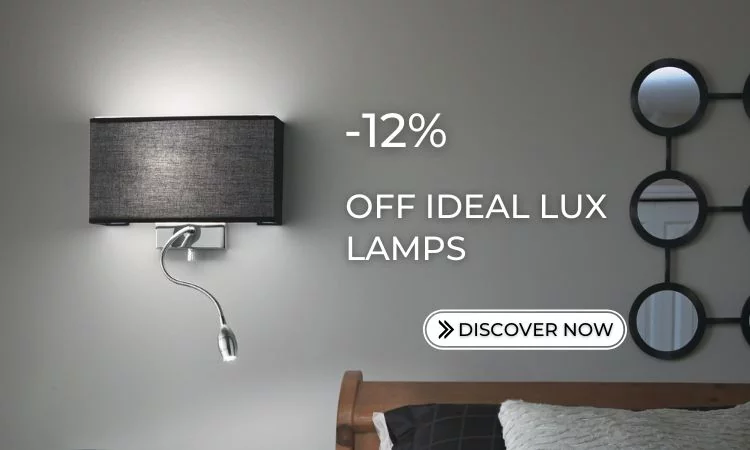 -12% off Ideal Lux lamps